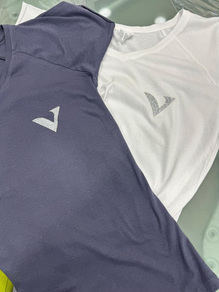 T-Shirt donna con V