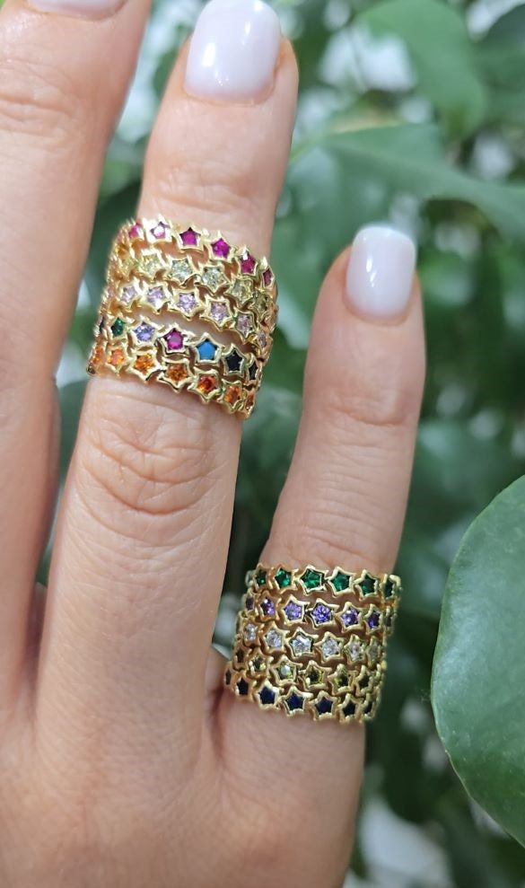 anello con stelle