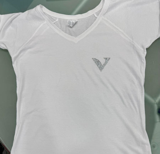 T-Shirt donna con V